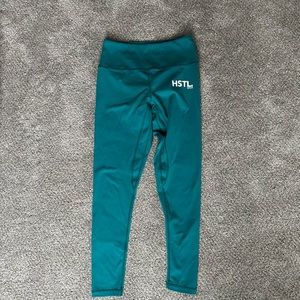 Teal blue leggings